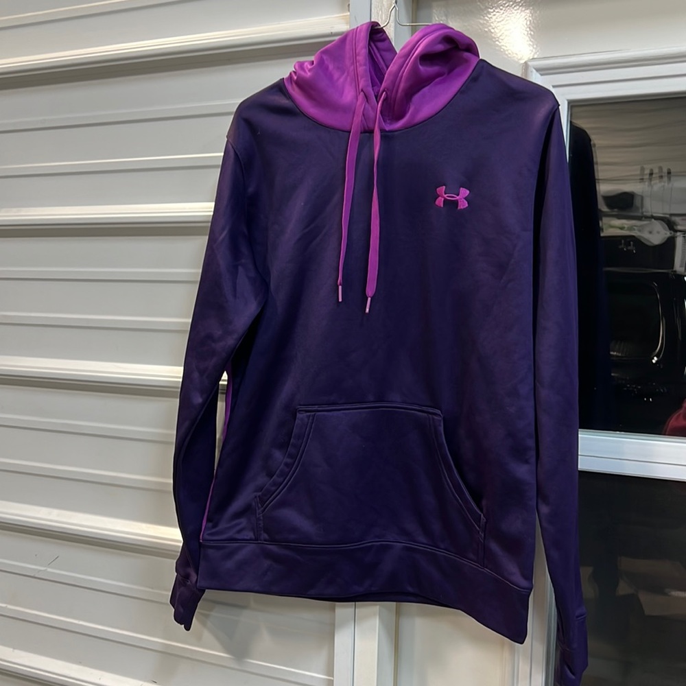 Women’s Under Armour 2 tone purple hoodie size small - Picture 1 of 4